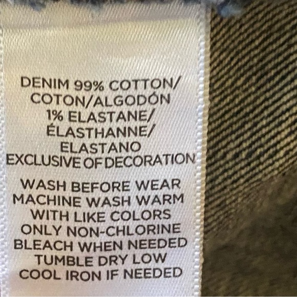 LOFT BUTTON-FLY PAINT SPLATTER BOYFRIEND JEANS LADIES SIZE 30/10 - Picture 9 of 11